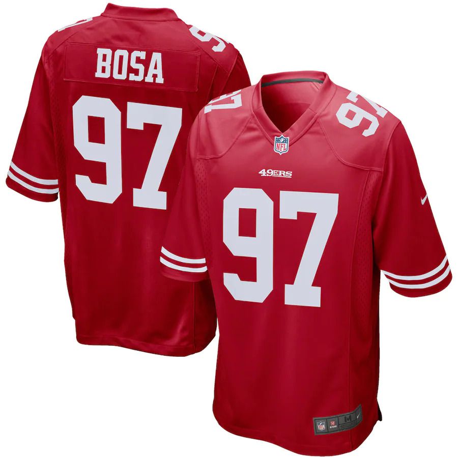 Men San Francisco 49ers 97 Nick Bosa Scarlet Nike Game Player NFL Jersey